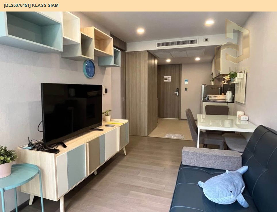 รูป MDL25070451 ให้เช่าคอนโด คลาส สยาม (Klass Siam) ใกล้ BTS สนามกีฬาแห่งชาติ พร้อมเข้าอยู่ โทรด่วน 0638692663 LineID @534wlwof - รูปที่ 3/10