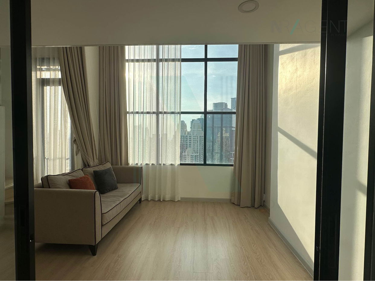 รูป 🔺 ให้เช่าคอนโด ไนท์บริดจ์ ไพร์ม สาทร อาคาร 1 ชั้น 42 Duplex ขนาด 37.00 ตรม ใกล้ Empire Tower - รูปที่ 5/8