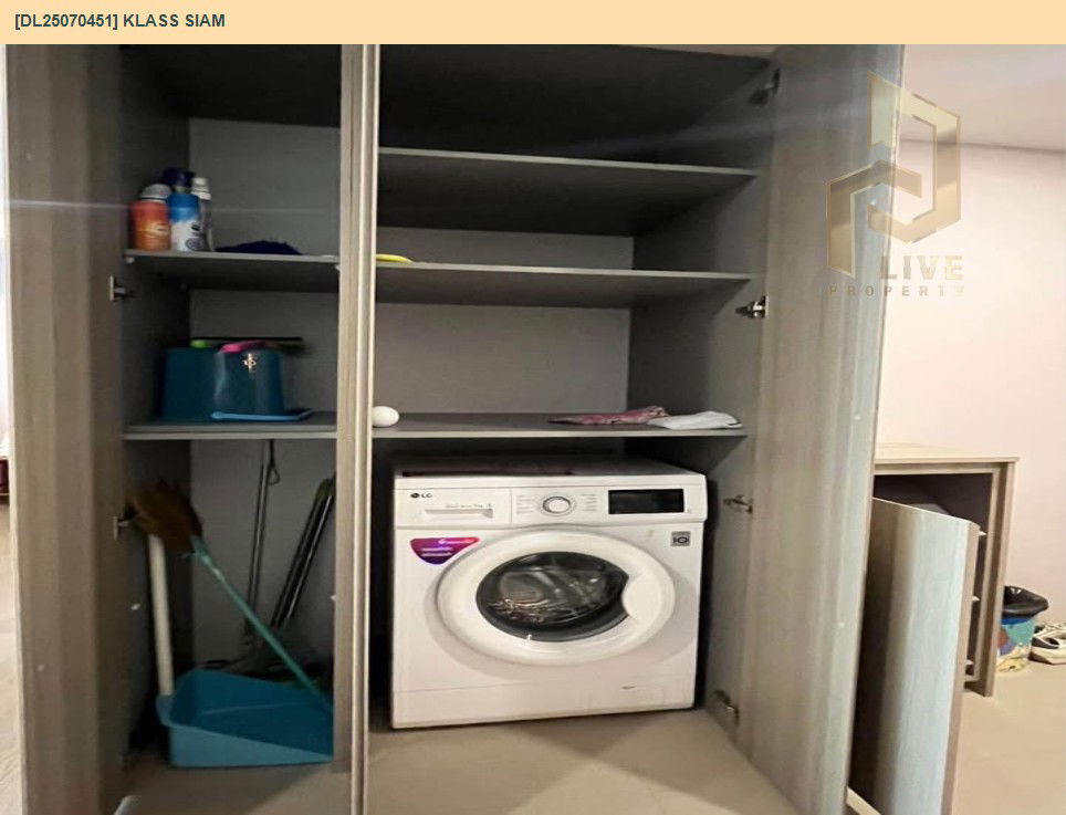 รูป MDL25070451 ให้เช่าคอนโด คลาส สยาม (Klass Siam) ใกล้ BTS สนามกีฬาแห่งชาติ พร้อมเข้าอยู่ โทรด่วน 0638692663 LineID @534wlwof - รูปที่ 6/10