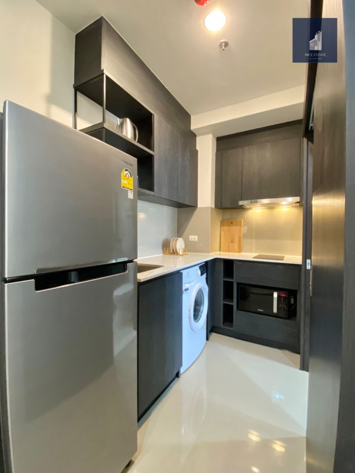 รูป XT Huaikhwang 1ห้องนอน ใกล้ลิฟท์ ห้องไม่ร้อน ชั้นสูง วิวเมือง พร้อมอยู่ - รูปที่ 7/8