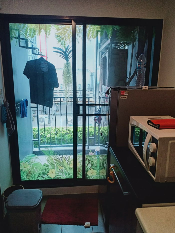 picture ✨ There is a washing machine, The Excel Groove Lasalle 52 condo, 1 bedroom, 27 sq m, Building E, 2nd floor, only 7,000 baht 🏡💖 - 5/7