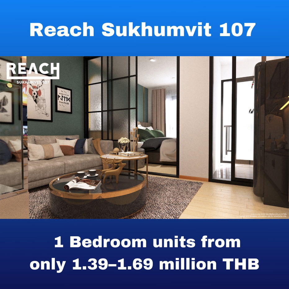 picture Reach Sukhumvit 107 – just 1.4 km from BTS Bearing FQ quota - 10/10