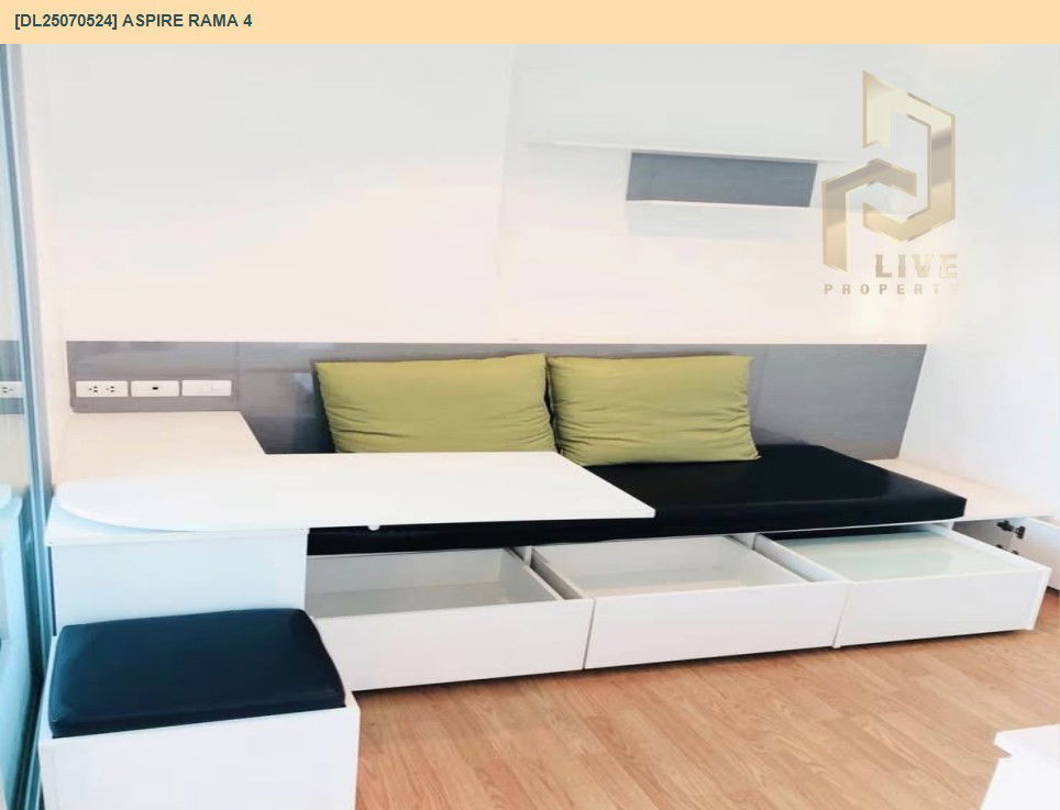 picture DL25070524 Condo for rent, Aspire Rama 4 near BTS Ekkamai, ready to move in, call urgently 0656133286 LineID @655ebbvc - 2/11