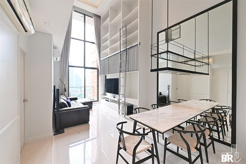 VillaAsoke - Rent 50,000 bath / month, 2B2B Duplex size 91 sqm, available ( Line ID: real_realestate or phone: 0842824246) 