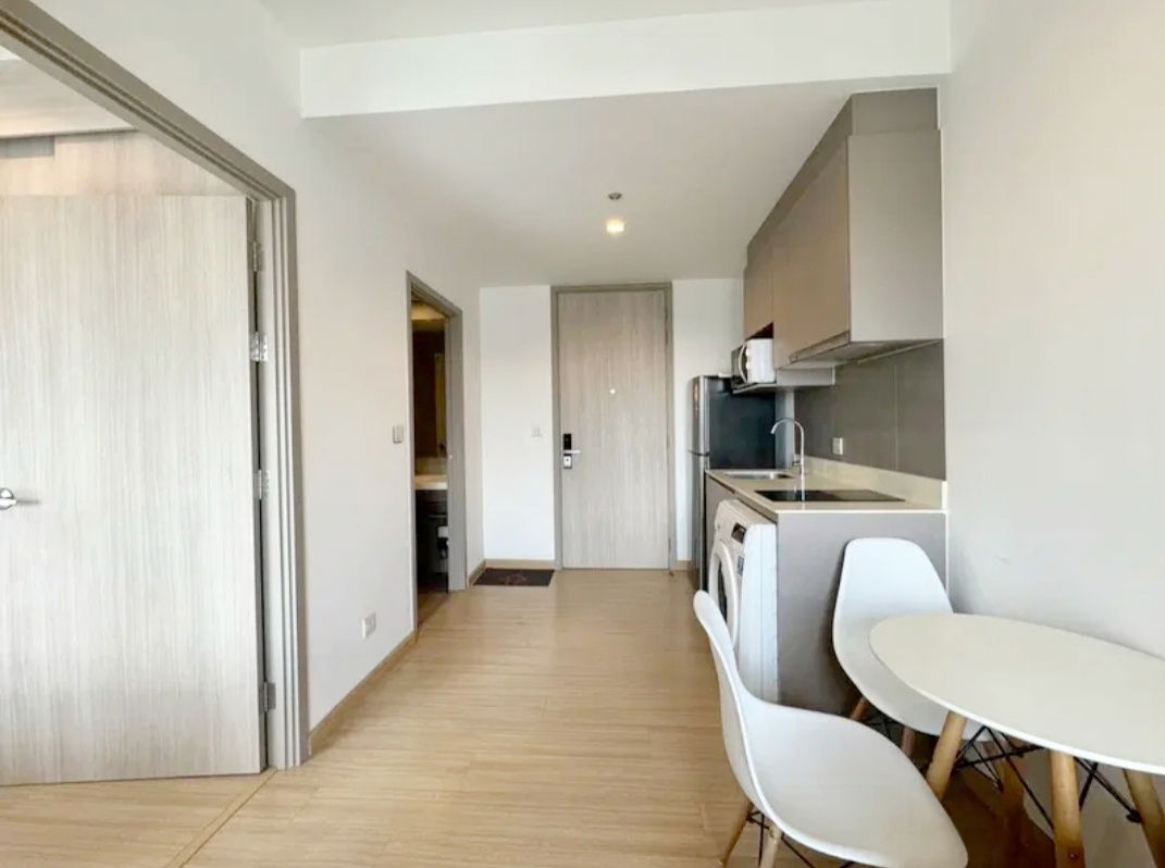 รูป 🍀ให้เช่าคอนโด Whizdom Connect Sukhumvit 101 ใกล้ BTS ปุณณวิถีห้องสวย 30 ตรม.เฟอร์ครบ มีเครื่องซักผ้า เช่าเพียง 16000- - รูปที่ 13/17