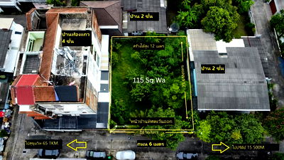 Land for sale BTS Ekkamai : Land for Sale Soi Sukhumvit 65