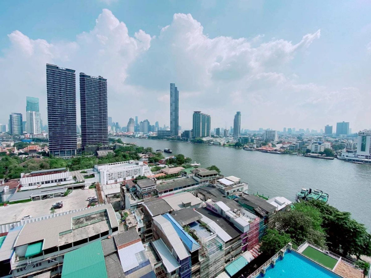 picture For rent Supalai River place 1bed, 53Sq, 17F, Jao Phraya river view 【Line: Yosita828】 - 8/9
