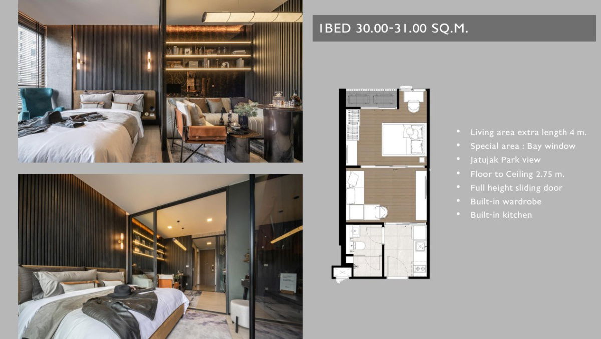 รูป ขายห้องใหม่วิวสวน The Privacy จตุจักร กู้เต็ม100% จองแค่5,000บ. - รูปที่ 1/12