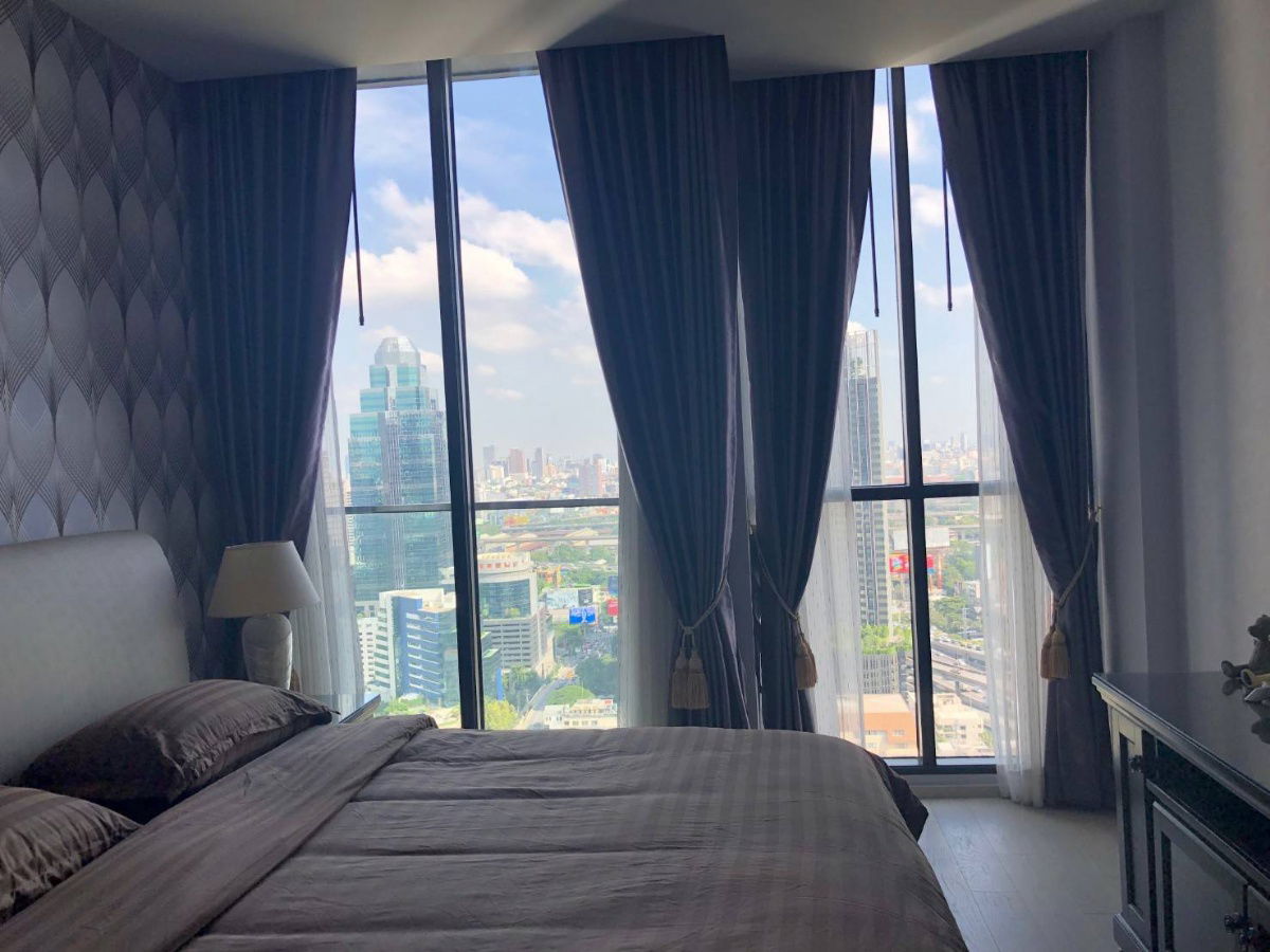 picture ♢ Nice Decoration ♢ Tower B, 30+ Floor | 2 Bedrooms, 75.45 sq.m. | Condo skywalk connect to BTS ploenchit and Central Embassy. - 16/17