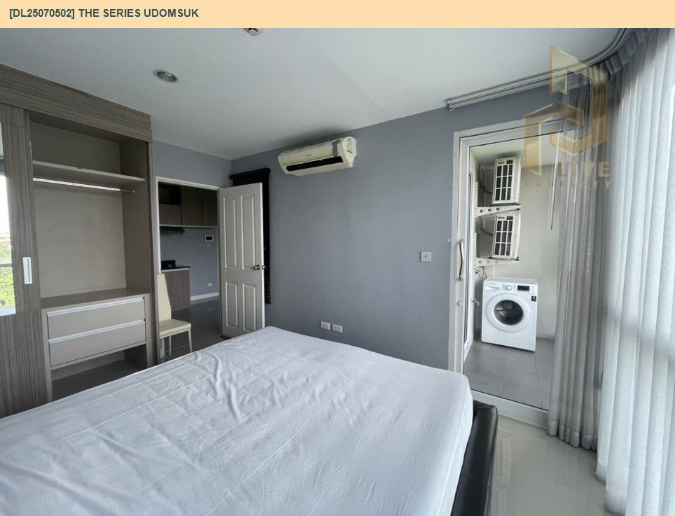 รูป MDL25070502 ให้เช่าคอนโด เดอะ ซีรีส์ อุดมสุข (The Series Udomsuk) ใกล้ BTS อุดมสุข พร้อมเข้าอยู่ โทรด่วน 0638692663 LineID @534wlwof - รูปที่ 6/8