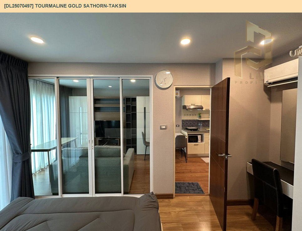 picture DL25070497 Condo for rent, Tourmaline Gold Sathorn-Taksin near BTS กรุงธนบุรี, ready to move in, call urgently 0656133286 LineID @655ebbvc - 9/12