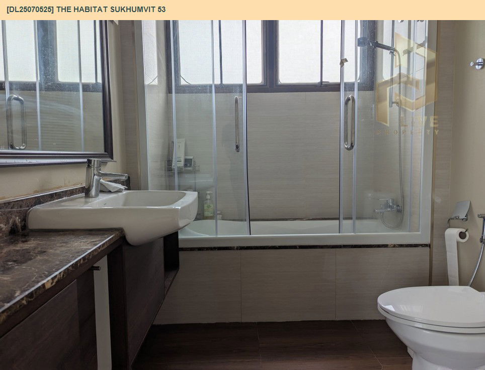 picture DL25070525 Condo for rent, The Habitat Sukhumvit 53 near BTS Thong Lo, ready to move in, call urgently 0656133286 LineID @534wlwof - 13/14