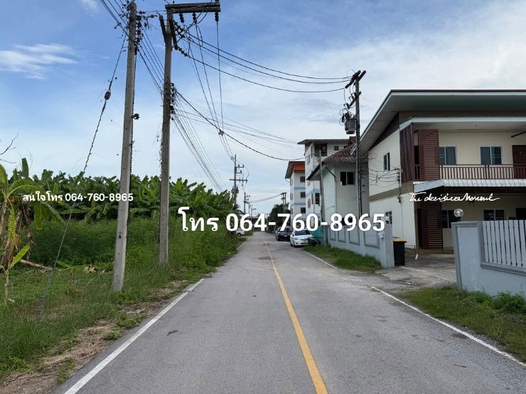 รูป ขายที่ดินกลางเมืองบ้านดู่ ไฟฟ้า น้ำประปา ถนนคอนกรีตกว้าง 8 เมตร - รูปที่ 3/7