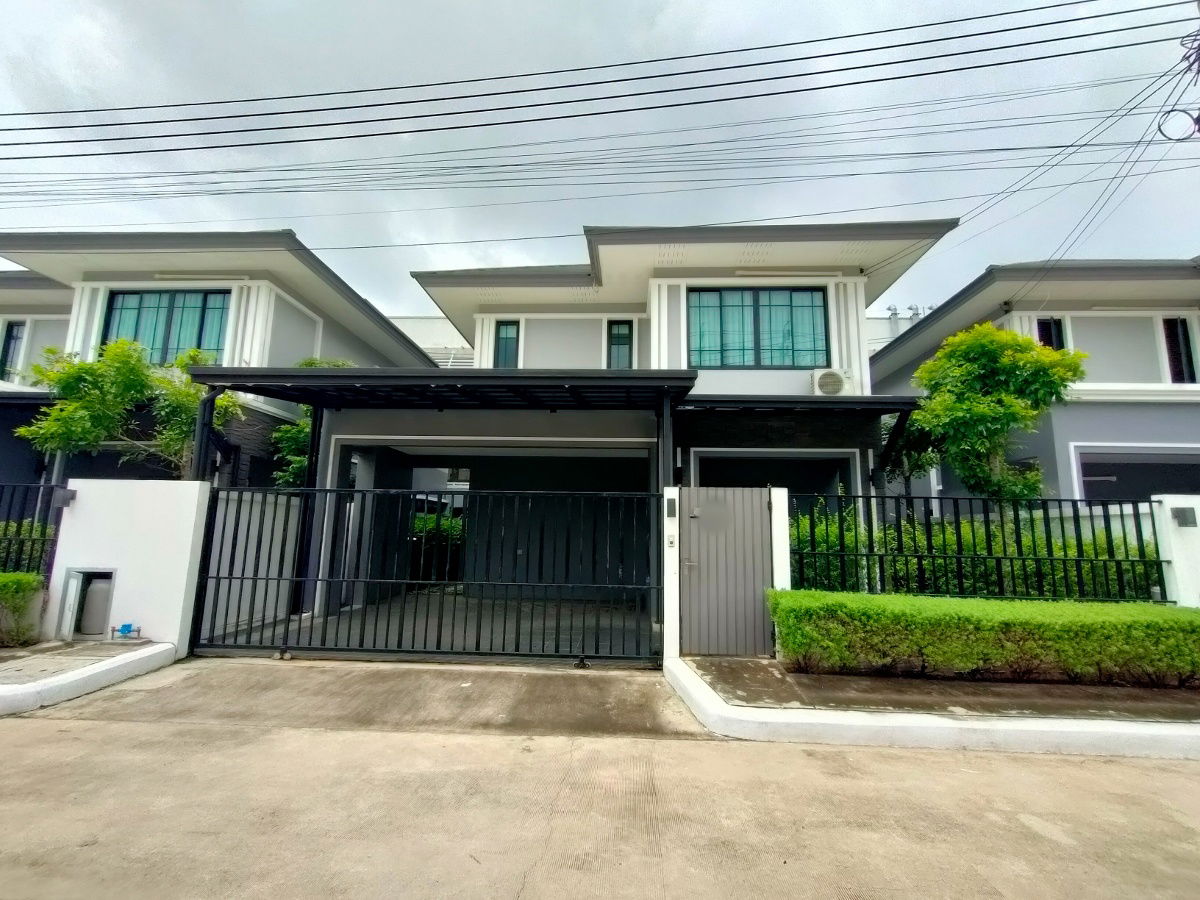รูป [[ให้เช่า]] บ้านเดี่ยว ใกล้สนามบินสุวรรณภูมิ 🏡แฮมป์ตัน พระราม 9  Hampton Rama 9📌💥 - รูปที่ 1/22
