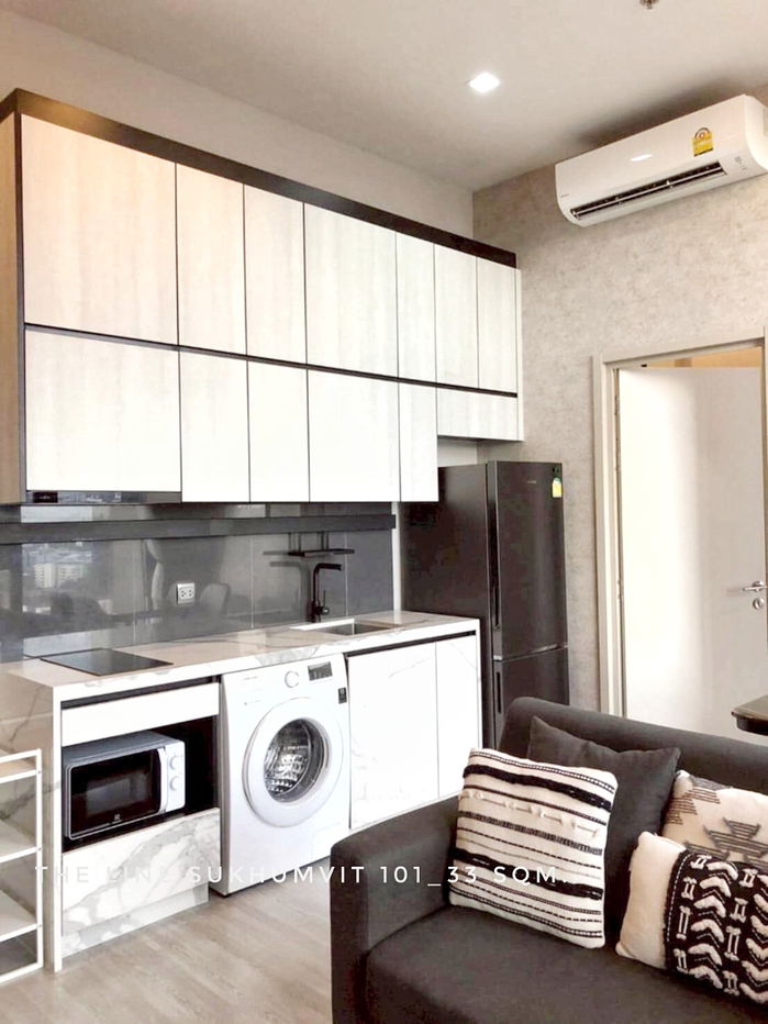 รูป For RENT, high rise condo 1 bedroom at The Line Sukhumvit 101 near Ture Digital Park and BTS Punnawithi - รูปที่ 3/9