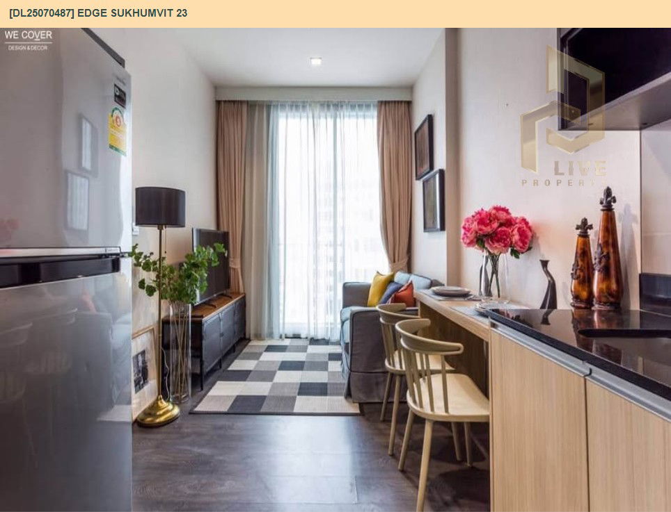 picture DL25070487 Condo for rent, Edge Sukhumvit 23 near BTS Asok, ready to move in, call urgently 0656133286 LineID @655ebbvc - 14/14