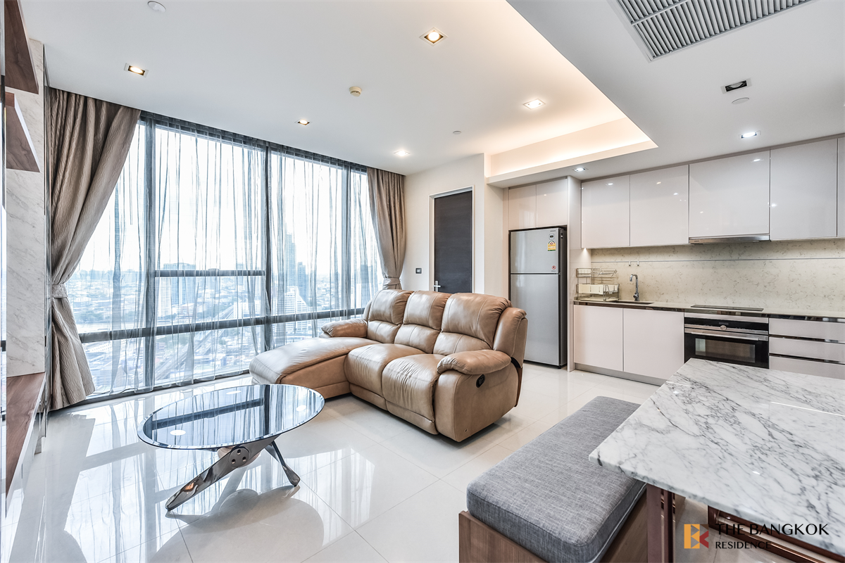 รูป คอนโด Luxury ทำเลใจกลางเมือง เดอะ แบงค็อค สาทร ใกล้ BTS สถานีสุรศักดิ์ - รูปที่ 4/10
