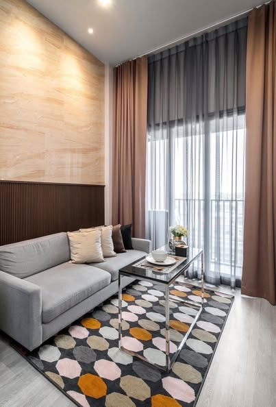รูป ให้เช่า The Line 101 ขนาด 28 ตรม. 1 bed room ชั้น 7 เพดานสูง 3.4 เมตร - รูปที่ 9/9