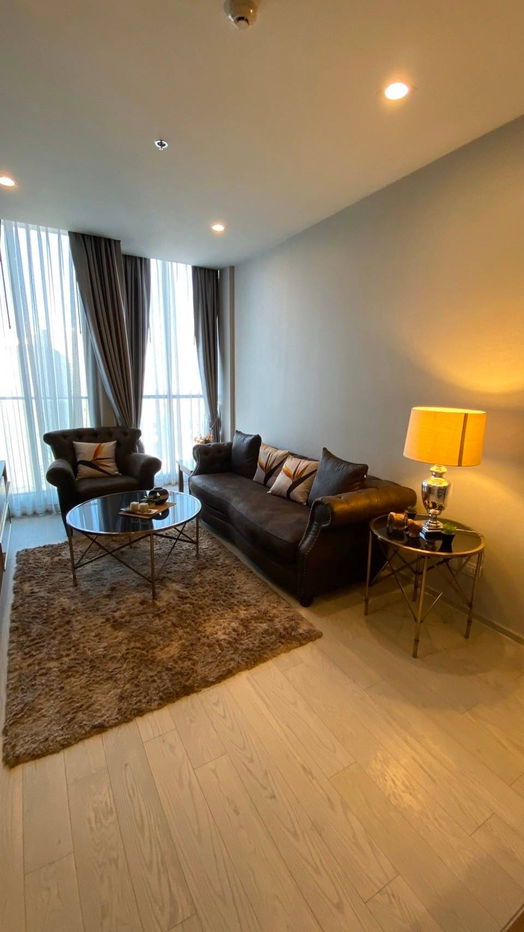 picture ♢ Nice Decoration ♢ Tower B, 30+ Floor | 2 Bedrooms, 75.45 sq.m. | Condo skywalk connect to BTS ploenchit and Central Embassy. - 3/17