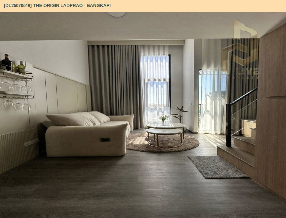 picture DL25070516 Condo for rent, THE ORIGIN LADPRAO - BANGKAPI near -, ready to move in, call urgently 0656133286 LineID @534wlwof - 2/10