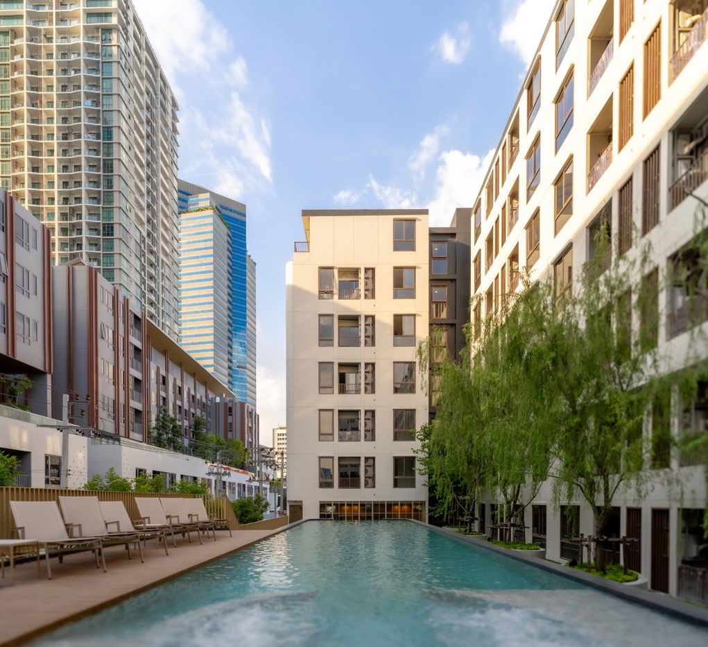 picture Quintara Mhy Zen Phromphong, large studio, fully furnished, near BTS Phrom Phong, location in the heart of Sukhumvit, monthly rental price 16,000 baht - 8/10