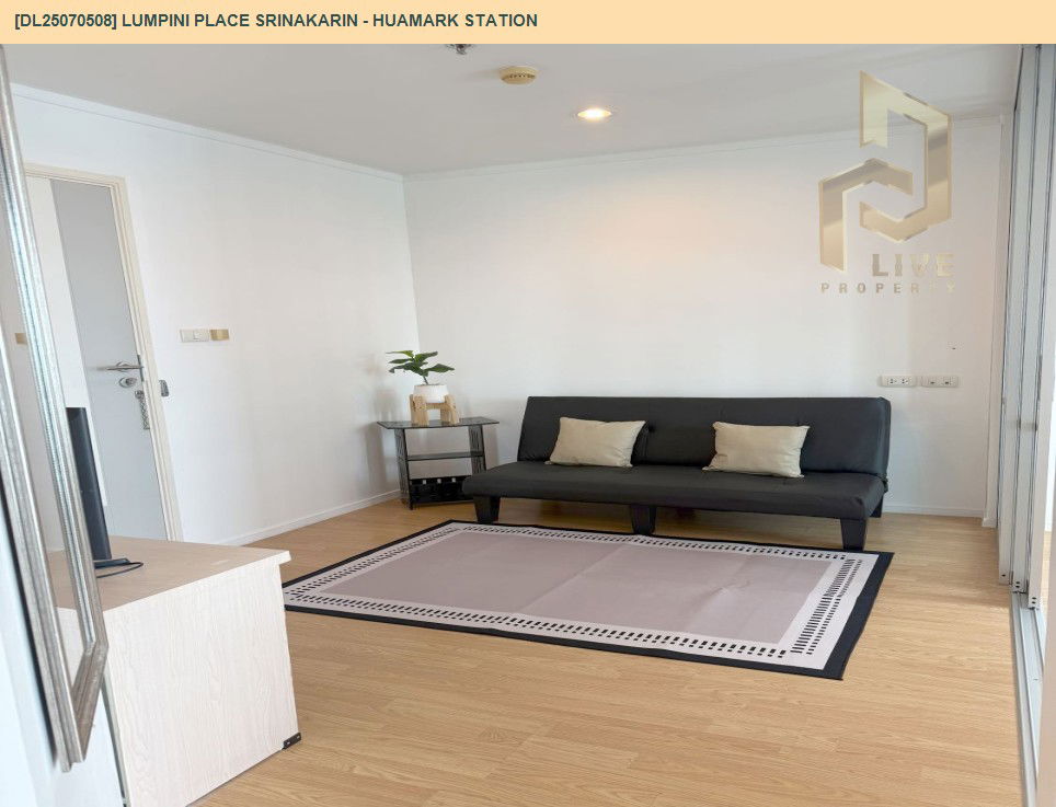 picture MDL25070508 Condo for rent, Lumpini Place Srinakarin - Huamark Station near Airport Rail Link Hua Mak, ready to move in, call urgently 0656133286 LineID @655ebbvc - 5/19