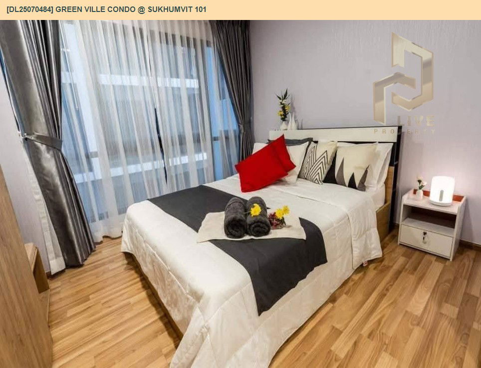 รูป MDL25070484 ให้เช่าคอนโด กรีน วิลล์ คอนโด สุขุมวิท 101  (Green Ville Condo @ Sukhumvit 101) ใกล้ BTS ปุณณวิธี พร้อมเข้าอยู่ โทรด่วน 0638692663 LineID @655ebbvc - รูปที่ 3/6