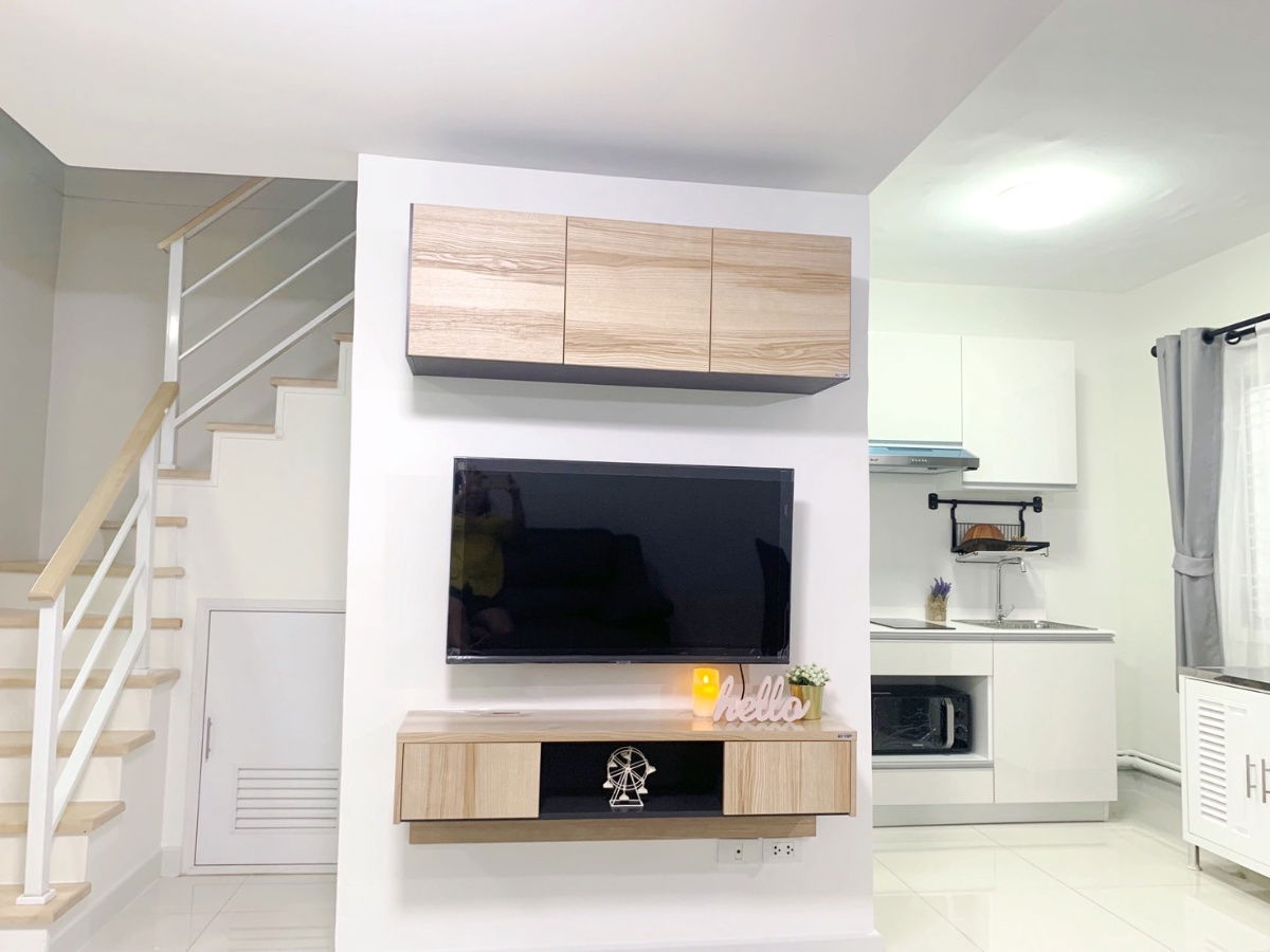 รูป T 1419 ให้เช่า ทาวน์เฮ้าส์ 2 ชั้น ม.The Connect 20 ทางด่วนวัชรพล บ้านสวย เฟอร์นิเจอร์ครบ พร้อมอยู่ ราคา 17,000 บาท - รูปที่ 4/20