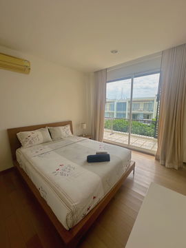 💼 Condo, Golden Law, Hua Hin | Front building near the sea "House counting" | 89.5 sq.m., garden view, 4th floor, quiet, 