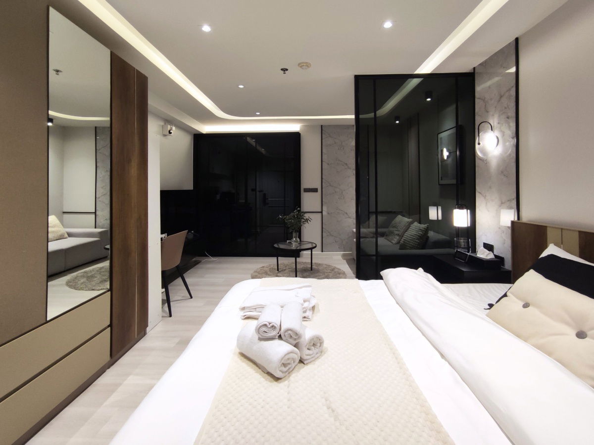 picture 🟢For Rent🟢City Living Ratchada, beautiful room, fully furnished, 📱ADD LINE @nathong97 (reply ⚡ 24 Hr) P453 - 3/26