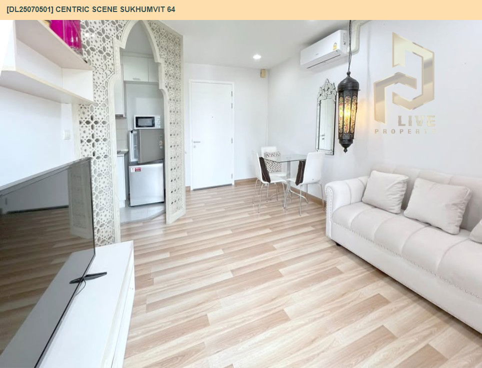 picture DL25070501 Condo for rent, Centric Scene Sukhumvit 64 near BTS Udom Suk, ready to move in, call urgently 0656133286 LineID @534wlwof - 5/8