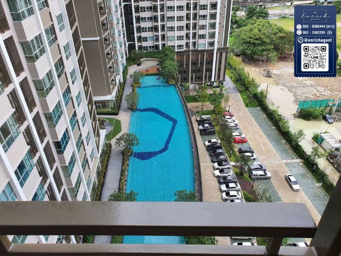 picture 💙For rent Supalai Veranda Rama 9, beautiful room, pool view, MRT Rama 9💙 Call 062-2962295 Ni// Line id : @enrichagent - 8/8