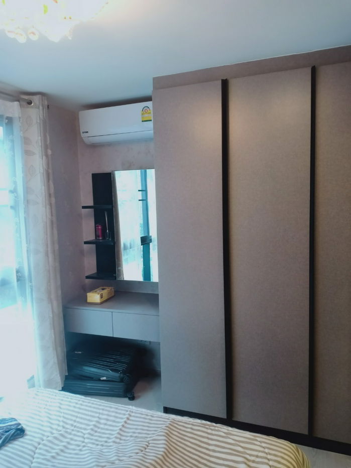 picture ✨ There is a washing machine, The Excel Groove Lasalle 52 condo, 1 bedroom, 27 sq m, Building E, 2nd floor, only 7,000 baht 🏡💖 - 6/7