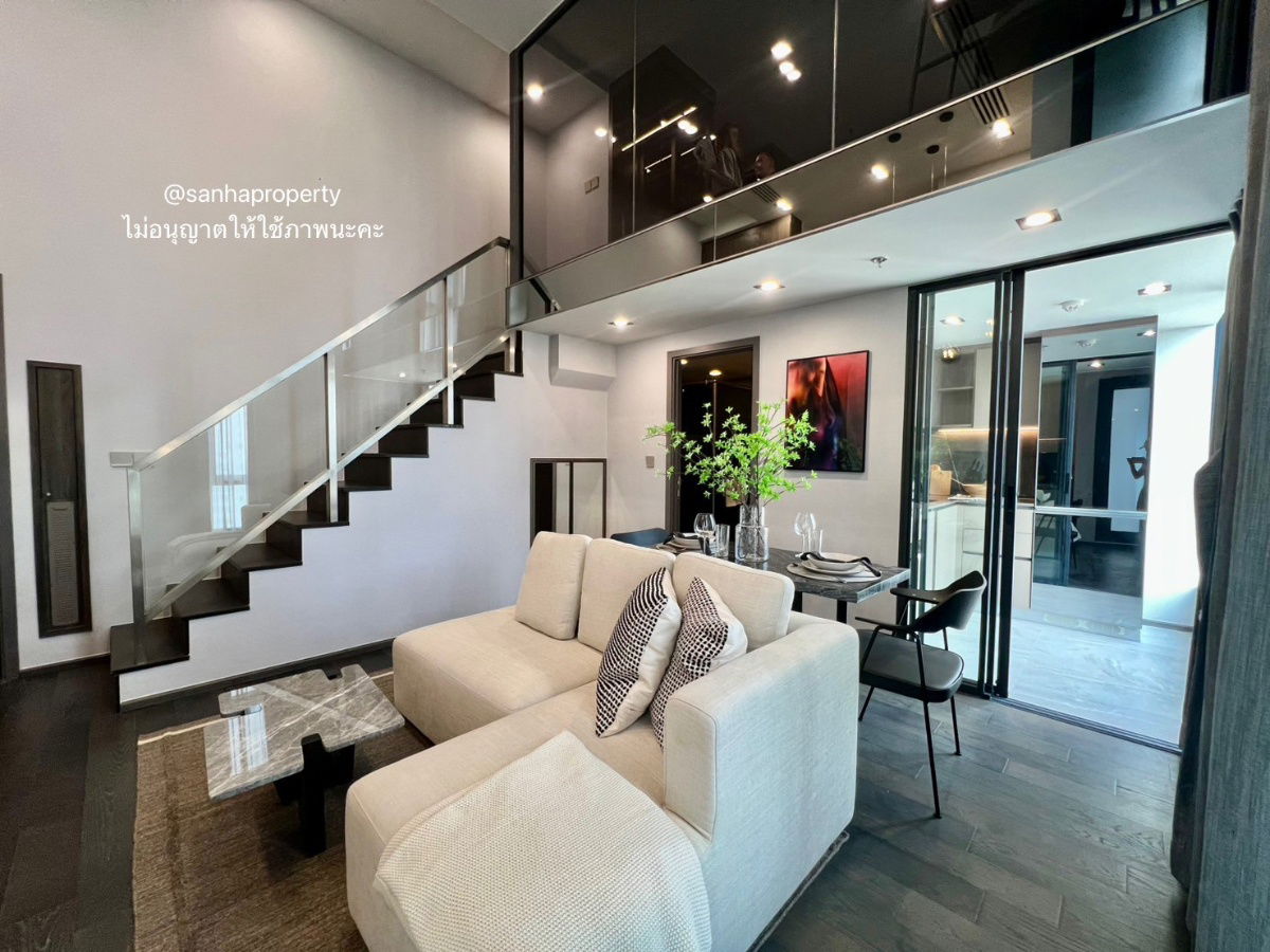 picture Conner Ratchathewi (1Bedroom 1Bathroom) Duplex 51 Sqm. Rent 43k/month ▫️Line: @sanhaproperty📲095-6922871 - 1/10