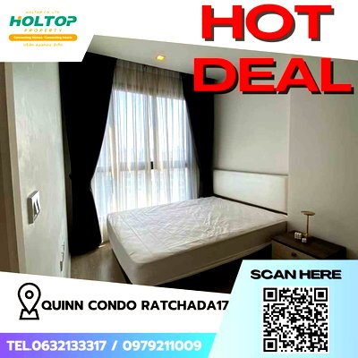 คอนโดให้เช่า : #Z1438 ให้เช่าคอนโด Quinn Condo Ratchada17