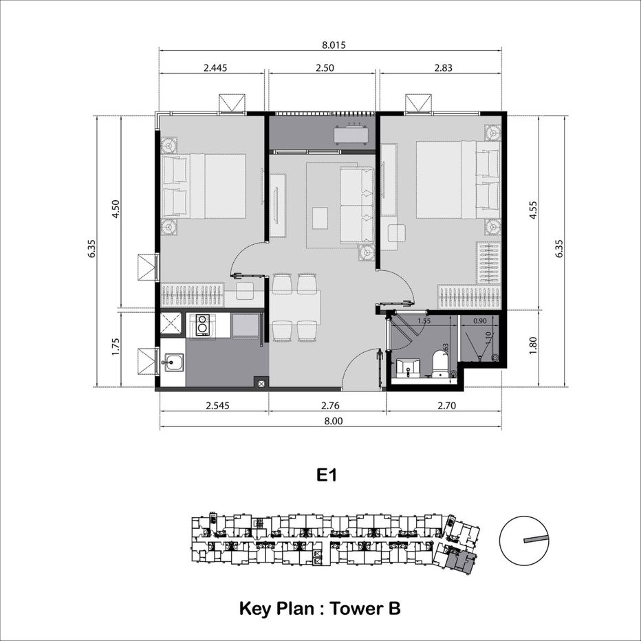 picture Urgent rent!! Good price, beautifully decorated Aspire Sukhumvit-On Nut - 17/18