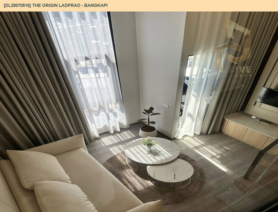 picture DL25070516 Condo for rent, THE ORIGIN LADPRAO - BANGKAPI near -, ready to move in, call urgently 0656133286 LineID @534wlwof - 5/10