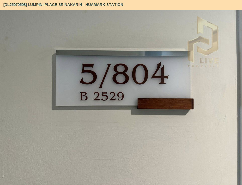 picture MDL25070508 Condo for rent, Lumpini Place Srinakarin - Huamark Station near Airport Rail Link Hua Mak, ready to move in, call urgently 0656133286 LineID @655ebbvc - 18/19