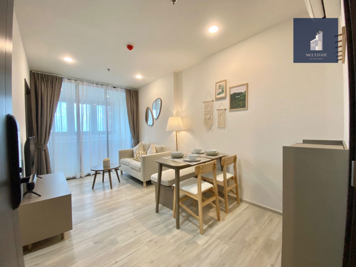 รูป XT Huaikhwang 1ห้องนอน ใกล้ลิฟท์ ห้องไม่ร้อน ชั้นสูง วิวเมือง พร้อมอยู่ - รูปที่ 2/8
