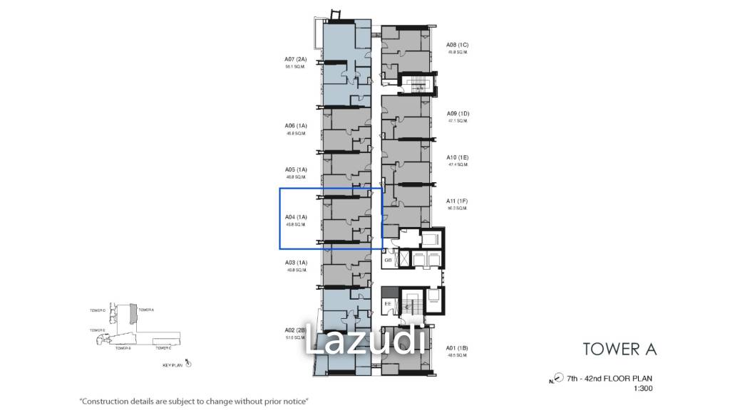 picture 1 Bed 1 Bath 46 SQ.M  Wan Vayla Na Chaophraya - 11/12