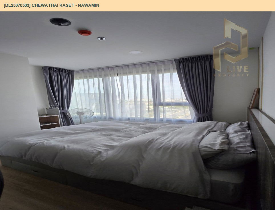 picture DL25070503 Condo for rent, Chewathai Kaset - Nawamin near -, ready to move in, call urgently 0656133286 LineID @655ebbvc - 3/10