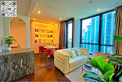 Condos for rent : 📲Line ID @556ryccg 🚄77 sqm 2 Bedroom Floor23 THE ESSE Sukhumvit 36, Sukhumvit Main Road Fully furnished near BTS Thonglor