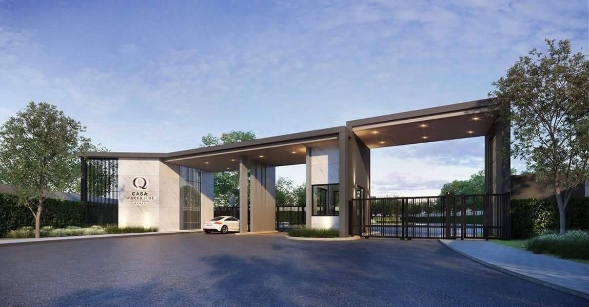 รูป 🌟 ขายทาวน์โฮม 2 ชั้น หมู่บ้านคาซ่า วอเตอร์ไซด์ พระราม 5 (Q House) 🌟  📌 บนที่ดิน 18 ตร.ว. ราคาเพียง 3,850,000 บาท (ค่าโอนคนละครึ่ง)   - รูปที่ 12/15