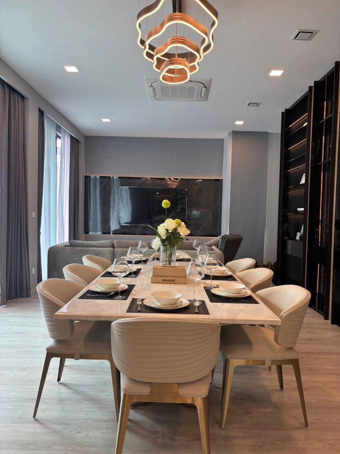 picture [Rent] Luxurious detached house in Rama 9-Krungthep Kreetha zone with elevator + complete furniture + swimming pool, VIVE Krungthep Kreetha project. - 6/8