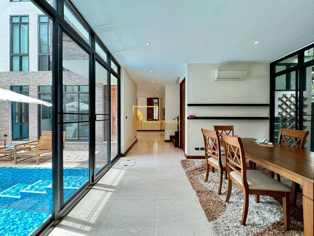 รูป EM Villa - 3 Storey 4 Bedroom House With Pool in Phrom Phong - BR7508SH - รูปที่ 5/60