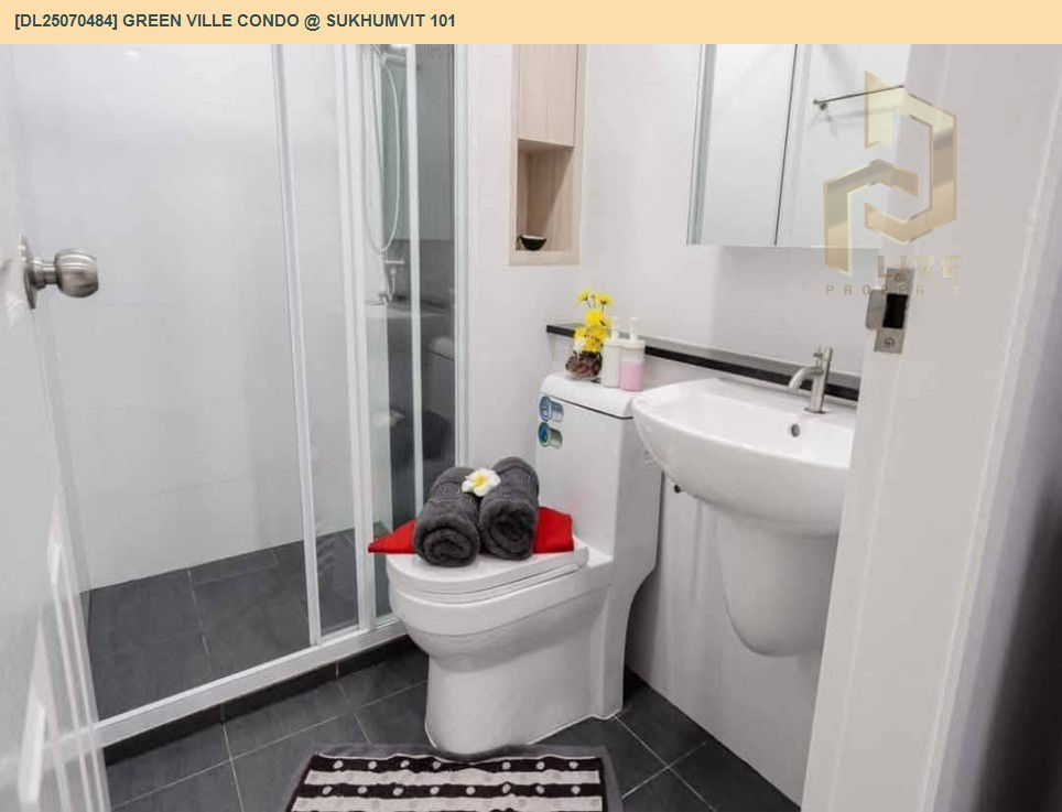 รูป DL25070484 ให้เช่าคอนโด กรีน วิลล์ คอนโด สุขุมวิท 101  (Green Ville Condo @ Sukhumvit 101) ใกล้ BTS ปุณณวิธี พร้อมเข้าอยู่ โทรด่วน 0638692663 LineID @534wlwof - รูปที่ 6/6