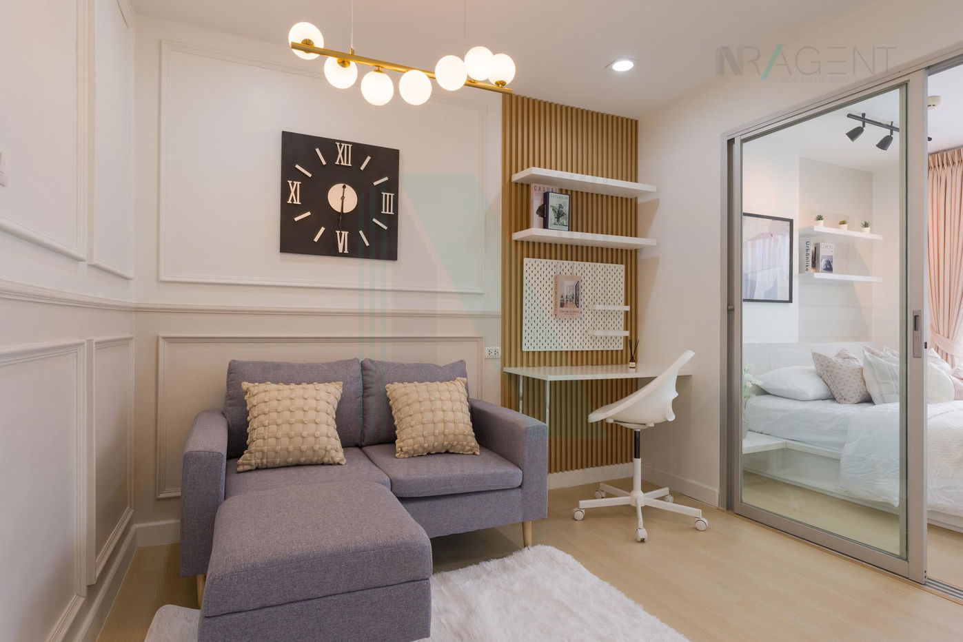 รูป ขายคอนโด เดอะ ทรัสต์ ปิ่นเกล้า อาคาร 1 ชั้น 14 1 ห้องนอน ขนาด 28.89 ตรม ใกล้ เซ็นทรัลปิ่นเกล้า - รูปที่ 5/8