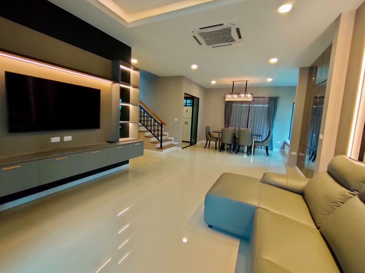 รูป [[ให้เช่า]] บ้านเดี่ยว ใกล้สนามบินสุวรรณภูมิ 🏡แฮมป์ตัน พระราม 9  Hampton Rama 9📌💥 - รูปที่ 5/22