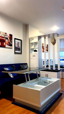Condos for rent MRT Huai Khwang : Studio condo at Lumpini Ville Cultural Center near MRT Huai Khwang