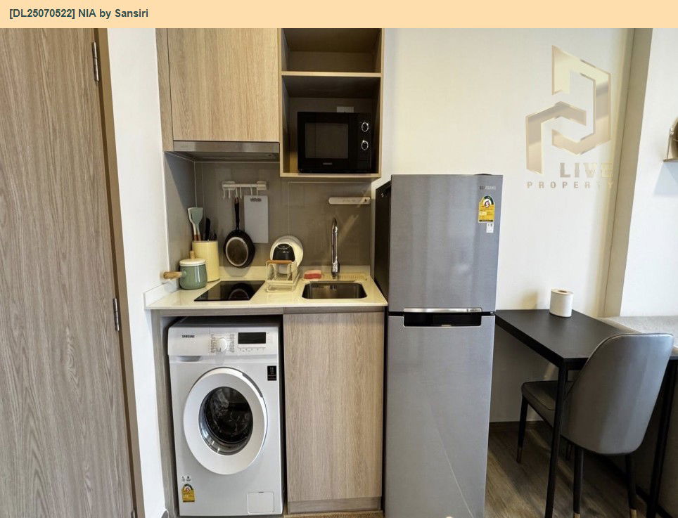 picture DL25070522 Condo for rent, NIA by Sansiri near BTS Phra Khanong, ready to move in, call urgently 0656133286 LineID @655ebbvc - 7/11